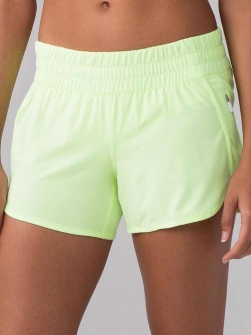 Lululemon Tracker Shorts Neon Yellow 6